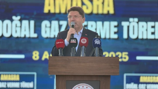 Amasra'da Doğalgaz Ateşi Yandı