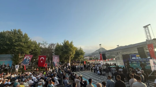 Amasra'da Doğalgaz Ateşi Yandı