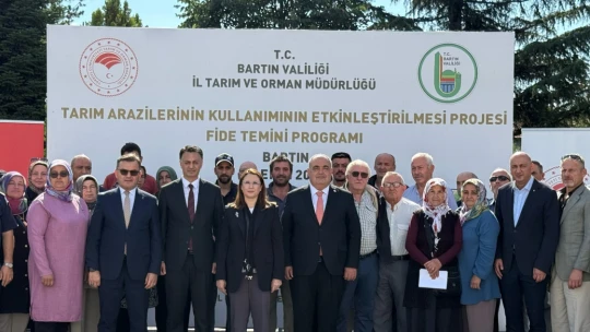 Bartın'da Çiftçilere 300 Bin Fide ile Destek