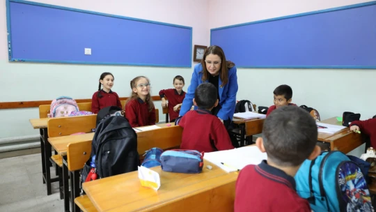 Vali Arslan, Sülek İlkokulu ve Ellibaş Ortaokulu'nu Ziyaret Etti