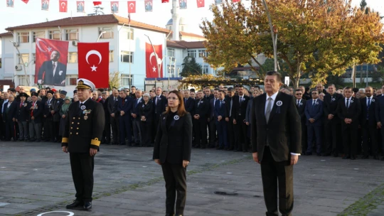 Bartın, Atatürk'ü Rahmet ve Minnetle Andı