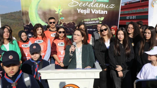 Yeşil Vatan İçin Binlerce Fidan Dikildi