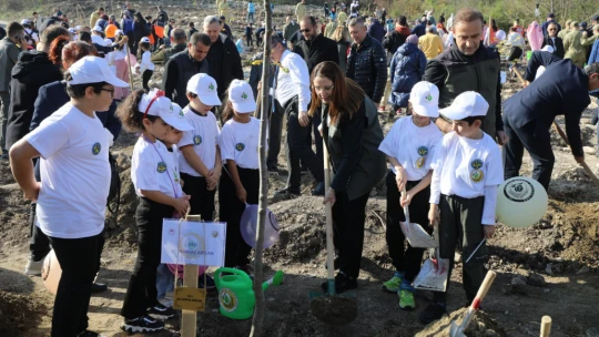 Yeşil Vatan İçin Binlerce Fidan Dikildi