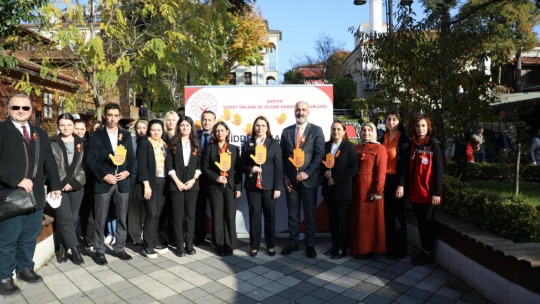 Bartın'dan 'Şiddete Karşı Bir Sözüm Var' Mesajı