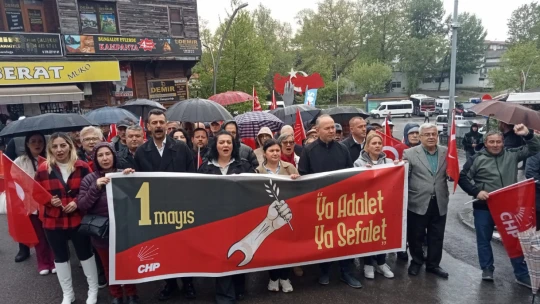 Emek ve Dayanışma Günü yağmura rağmen coşkuyla kutlandı