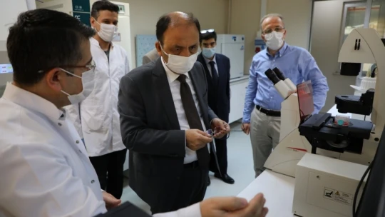 Güner'den Merkez Araştırma Laboratuvarına ziyaret