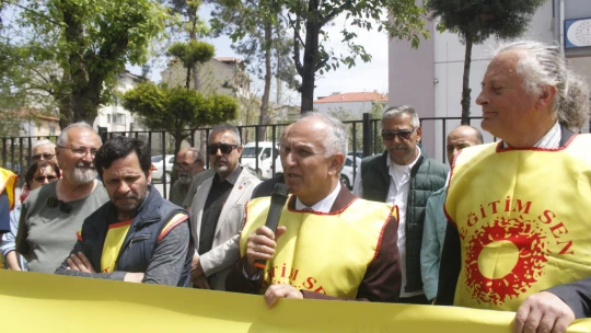 Eğitim Sen Genel Başkanı Kemal Irmak Bartın'a geldi