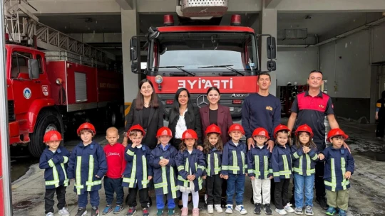Minik Öğrenciler İtfaiyeciler Haftası'nı Yerinde Kutladı