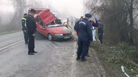 Bartın'da ölümlü kaza, 2 ölü 3 yaralı Feci kazada can kaybı arttı.