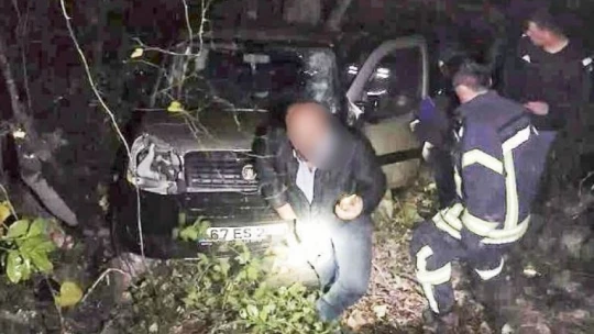 İnkumu yolunda peş peşe kaza