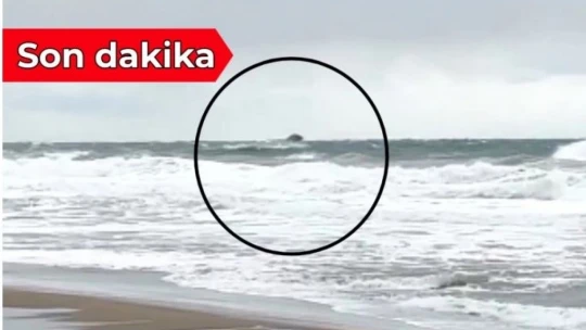 İnkumu açıklarında gemi battı