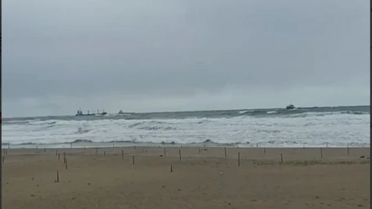 İnkumu açıklarında gemi battı