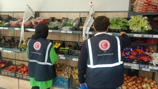 Market ve Lokantalarda Etiket Kontrolü