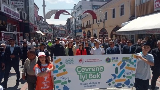 Bartın'da 'Çevrene İyi Bak' Yürüyüşü