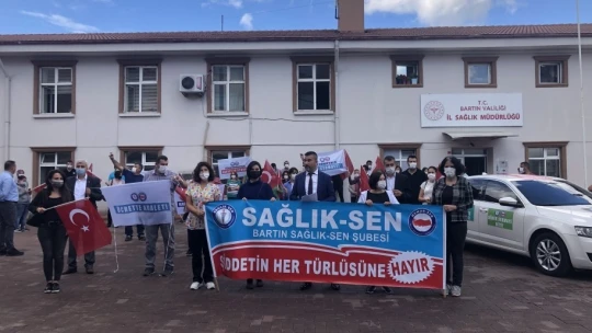 Sağlık-Sen'den 'Adaletli ek ödeme' eylemi