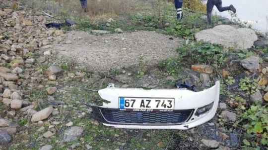 Baraj mevkiinde feci kaza