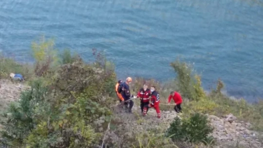 Baraj mevkiinde feci kaza