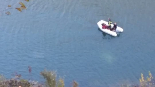 Baraj mevkiinde feci kaza