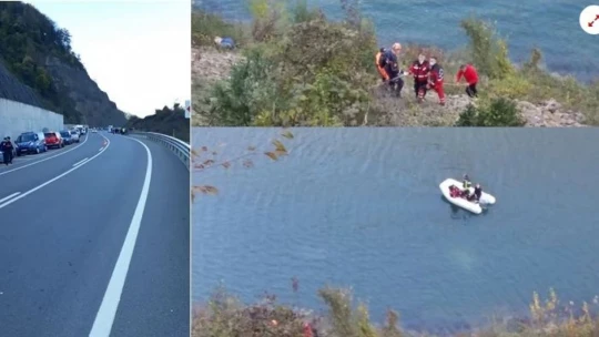 Baraj mevkiinde feci kaza