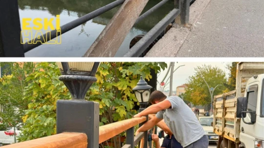 Tarihi Köprü Daha Estetik ve Güvenli Hale Getirildi