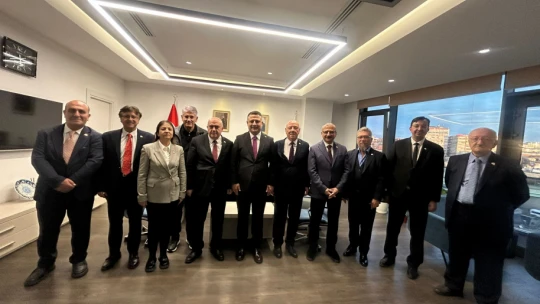 Türkiye Gazeteciler Konfederasyonu'ndan BİK Genel Müdürü Abdülkadir Çay'a ziyaret.