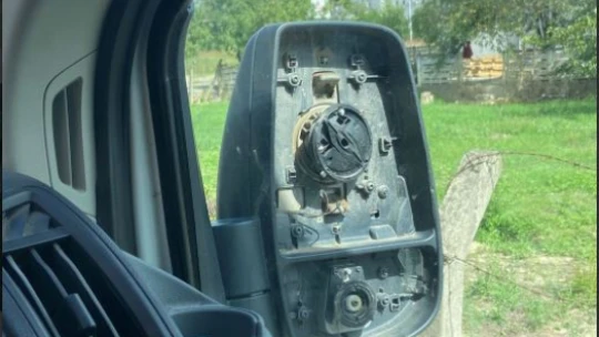 Kargo dağıtım aracına saldırı