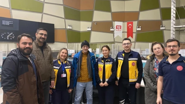 112 Acil Sağlık Çalışanlarına Moral Ziyareti