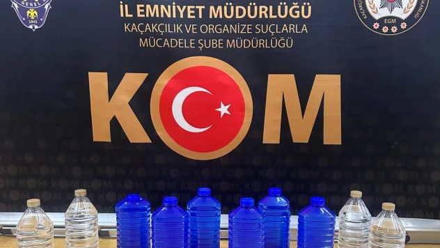 25 Litre Etil Alkol Ele Geçirildi