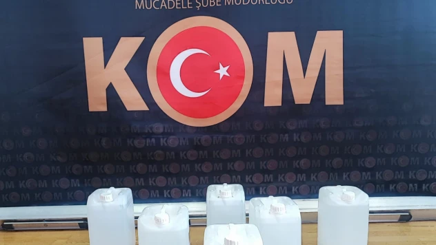 30 litre etil alkol ele geçirildi