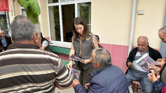 816 köyde orman yangınları bilgilendirmesi