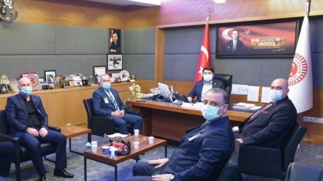 AK Parti Amasra Teşkilatından Tunç'a ziyaret