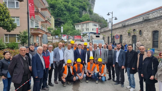 Amasra'da ilk kazma vuruldu