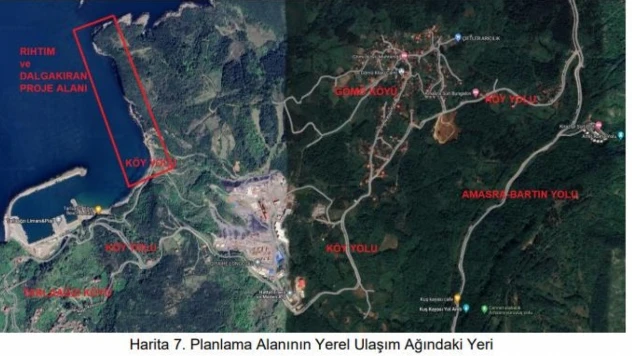Amasra Tarlaağzı'nda Rıhtım ve Dalgakıran Projesi Askıya Çıktı