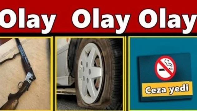 Arama yapıldı, lastikler bıçaklandı