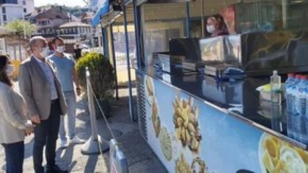 Bankoğlu'ndan Amasra esnafına ziyaret