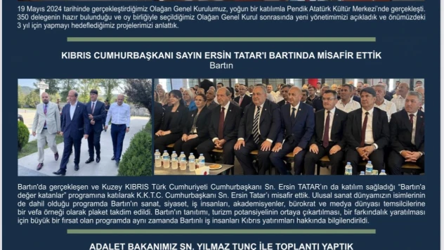 BARFED'ten 13 Aylık Faaliyet Raporu
