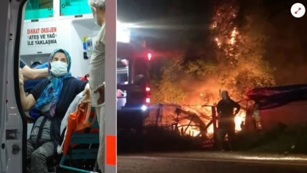 Bartın'da alevli dakikalar