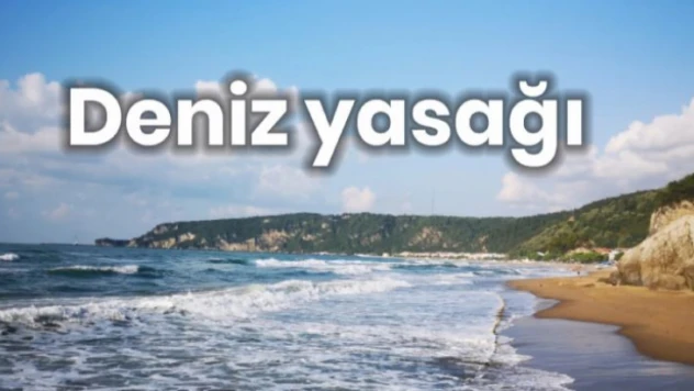 Bartın'da deniz yasağı