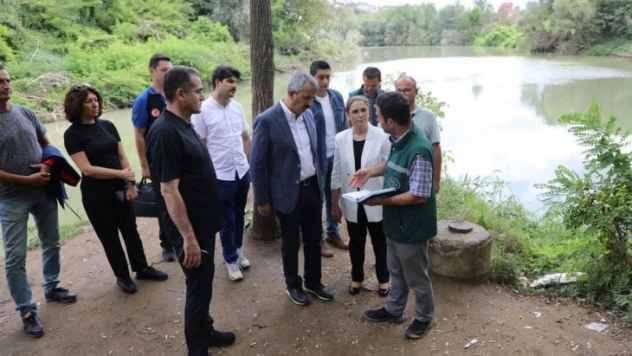 Bartın Irmağı'ndaki çalışmaları incelediler!