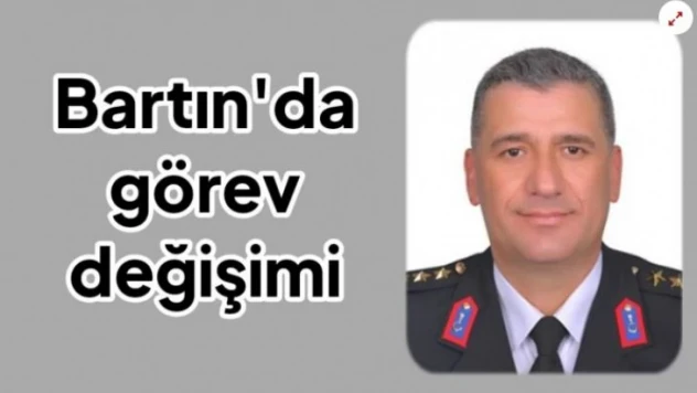 Bartın Jandarma Komutanı Değişti