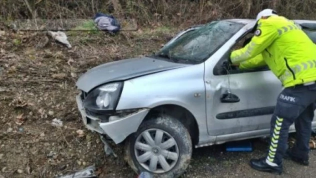 Bartın safranbolu yolunda kaza, 2 yaralı