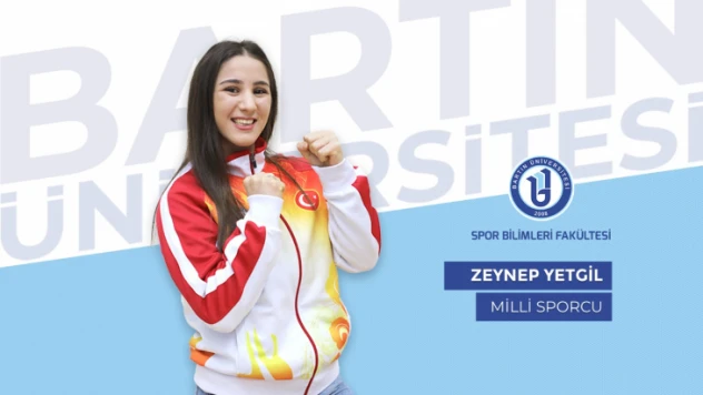 BARÜ öğrencisi Zeynep Yetgil'den gümüş madalya