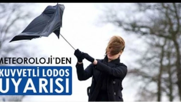 Çatı uçmasına, ağaç devrilmesine dikkat