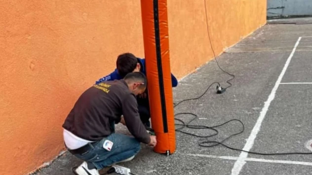 Çaydüzü İlkokulu'nda Spor Alanlarına Güvenlik Dokunuşu