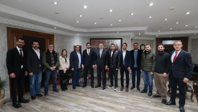 Cemal Akın'ın oğlundan Yalçınkaya'ya ziyaret