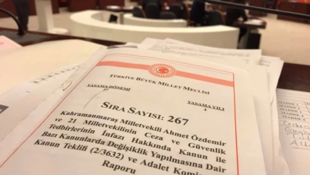 CEZA İNFAZ KANUNUNDA DEĞİŞİKLİK YAPAN TEKLİF