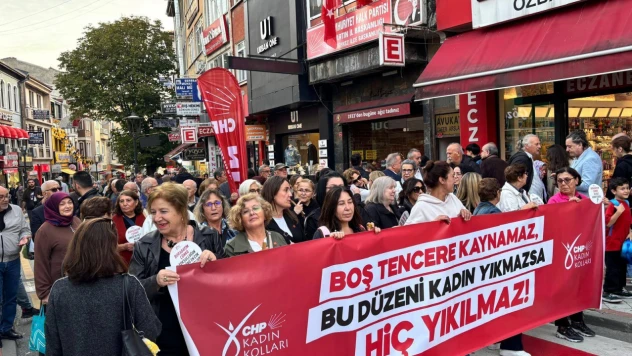 CHP'li Kadınlardan 'Boş Tencere' Eylemi