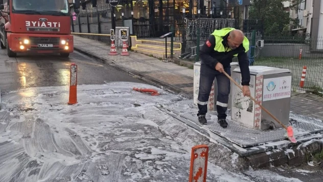 Çöp Konteynerleri Yıkanıp Dezenfekte Edildi