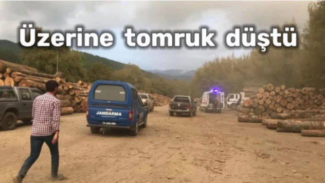 Depoda talihsiz kaza