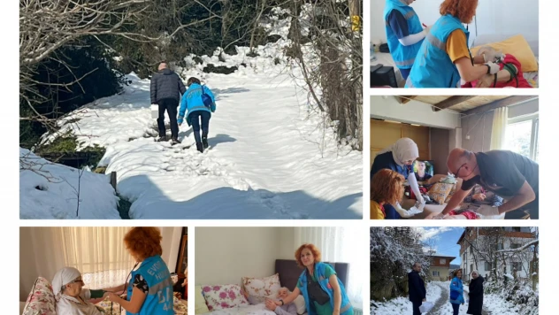 Evde Sağlık Hizmeti Kar Kış Demeden Sürüyor